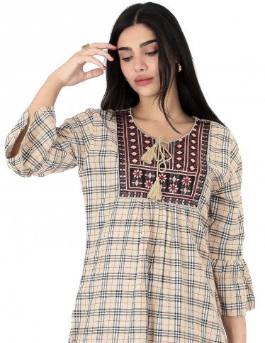 sleebe cut homewear jalabiya