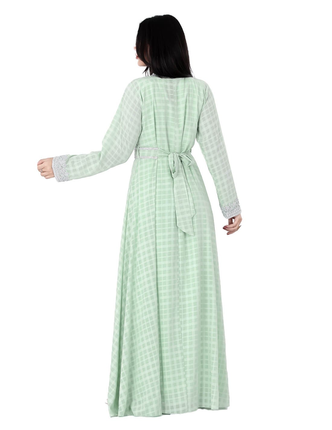 2 piece luxury checkers jalabiya