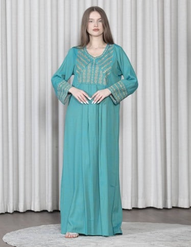 lite jalabiya cold fabric gold imprint