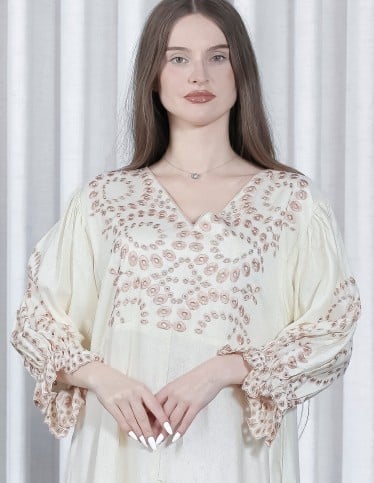 classic jalabiya lite design sleeve cut