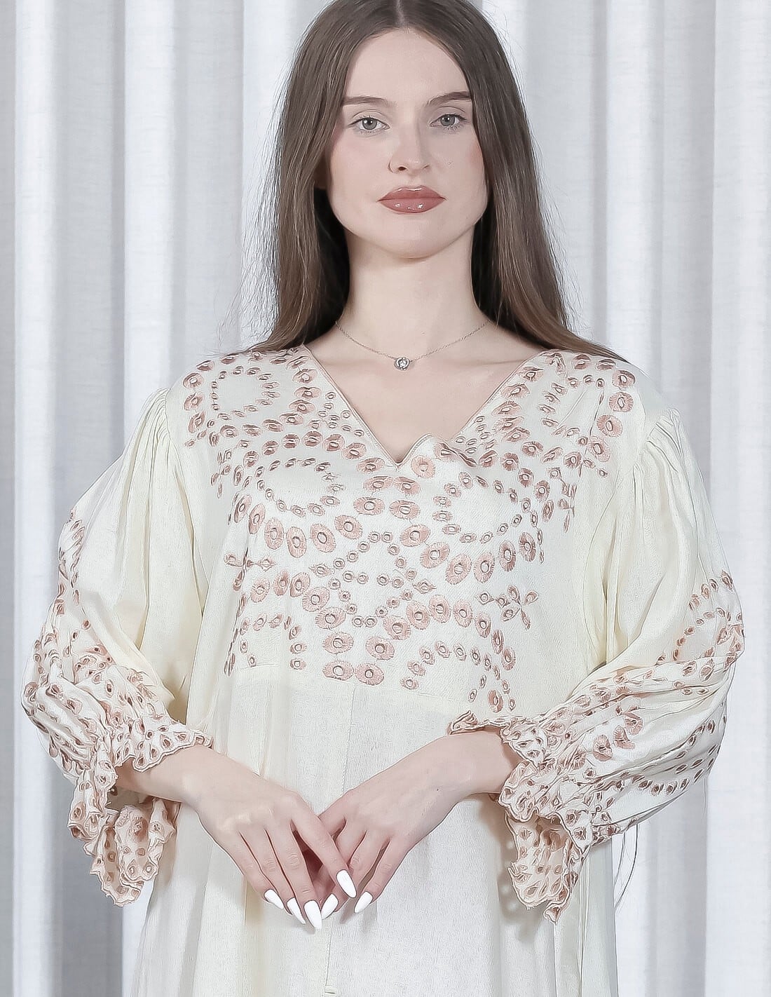 classic jalabiya lite design sleeve cut