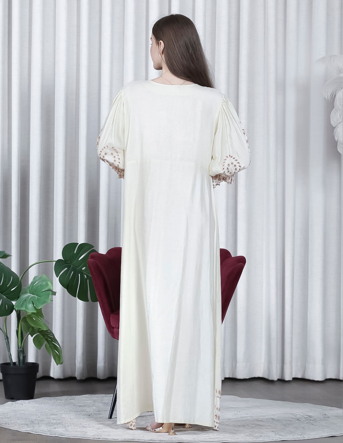 classic jalabiya lite design sleeve cut