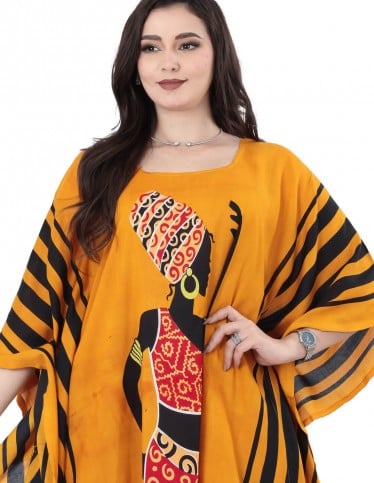 A lightweight jalabiya with butterfly sleeves