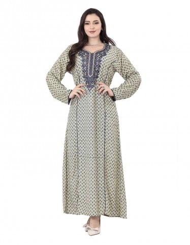 A unique jalabiya, distinguished by its remarkable