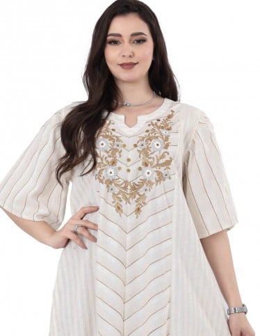 A jalabiya with an elegant and refined design