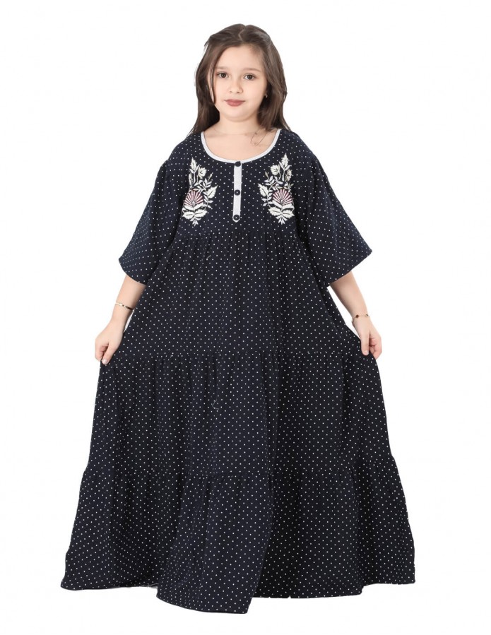 Polka Dotted Girls' Jilbab