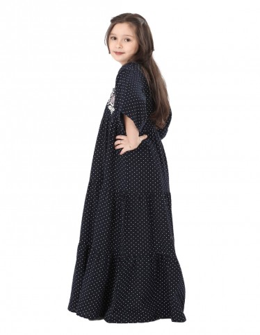 Polka Dotted Girls' Jilbab