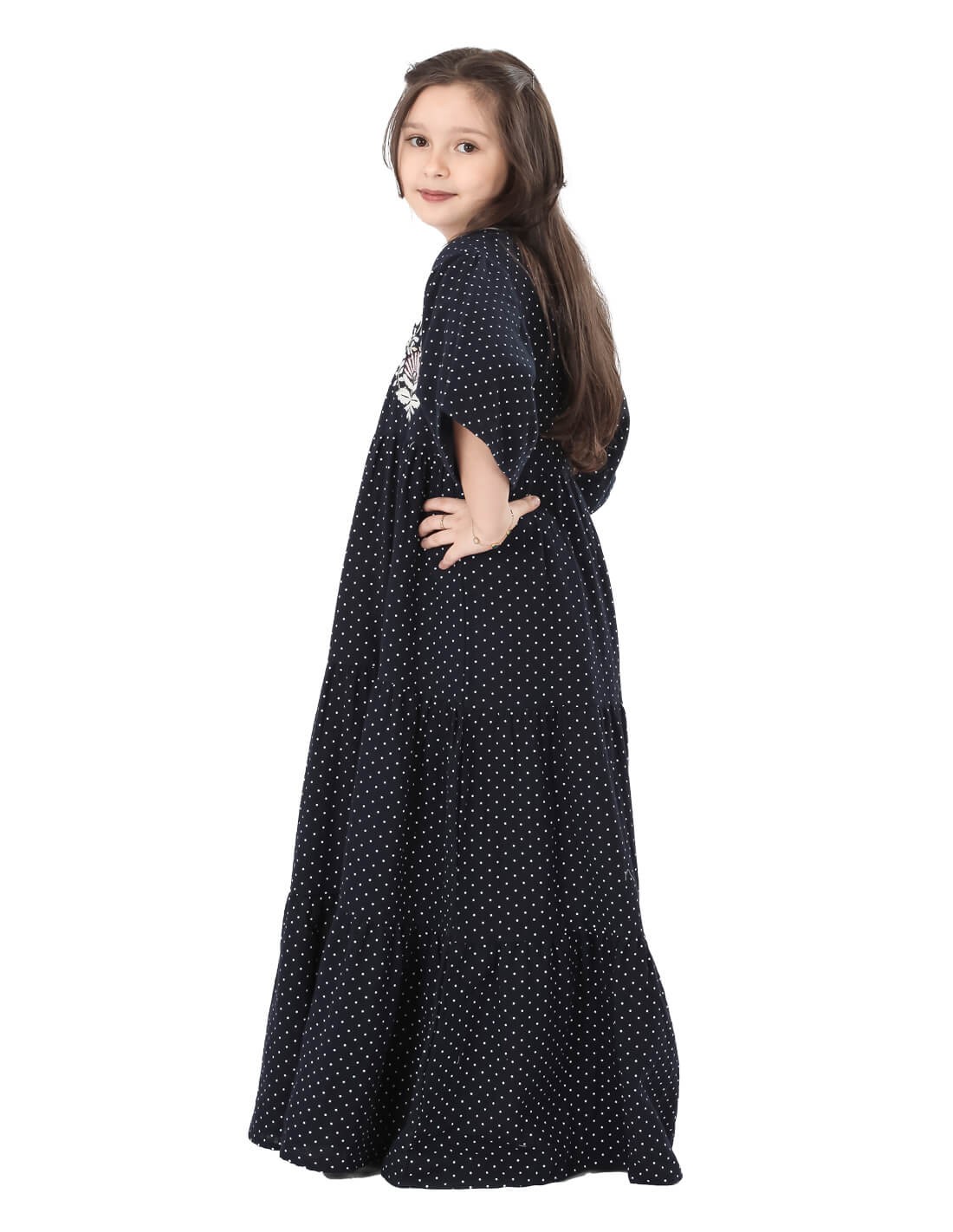 Polka Dotted Girls' Jilbab
