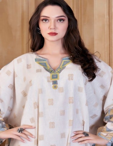 "Sugar Elegance" Jilbab with Soft Embroidery on the Chest
