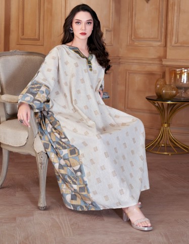 "Sugar Elegance" Jilbab with Soft Embroidery on the Chest