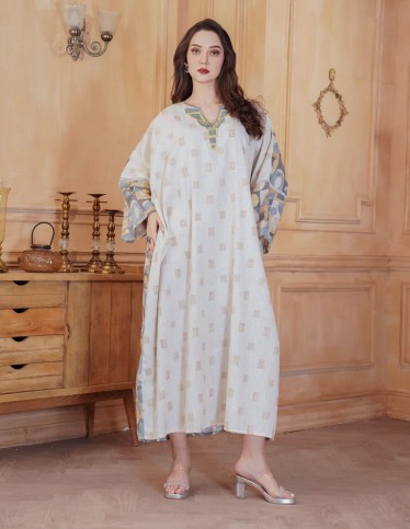 "Sugar Elegance" Jilbab with Soft Embroidery on the Chest
