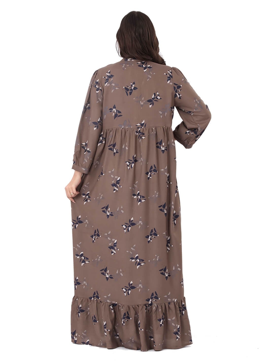 hosting Floral Jalabiya with a Loose Fit