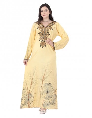 Viola Lightly Embroidered Jalabiya