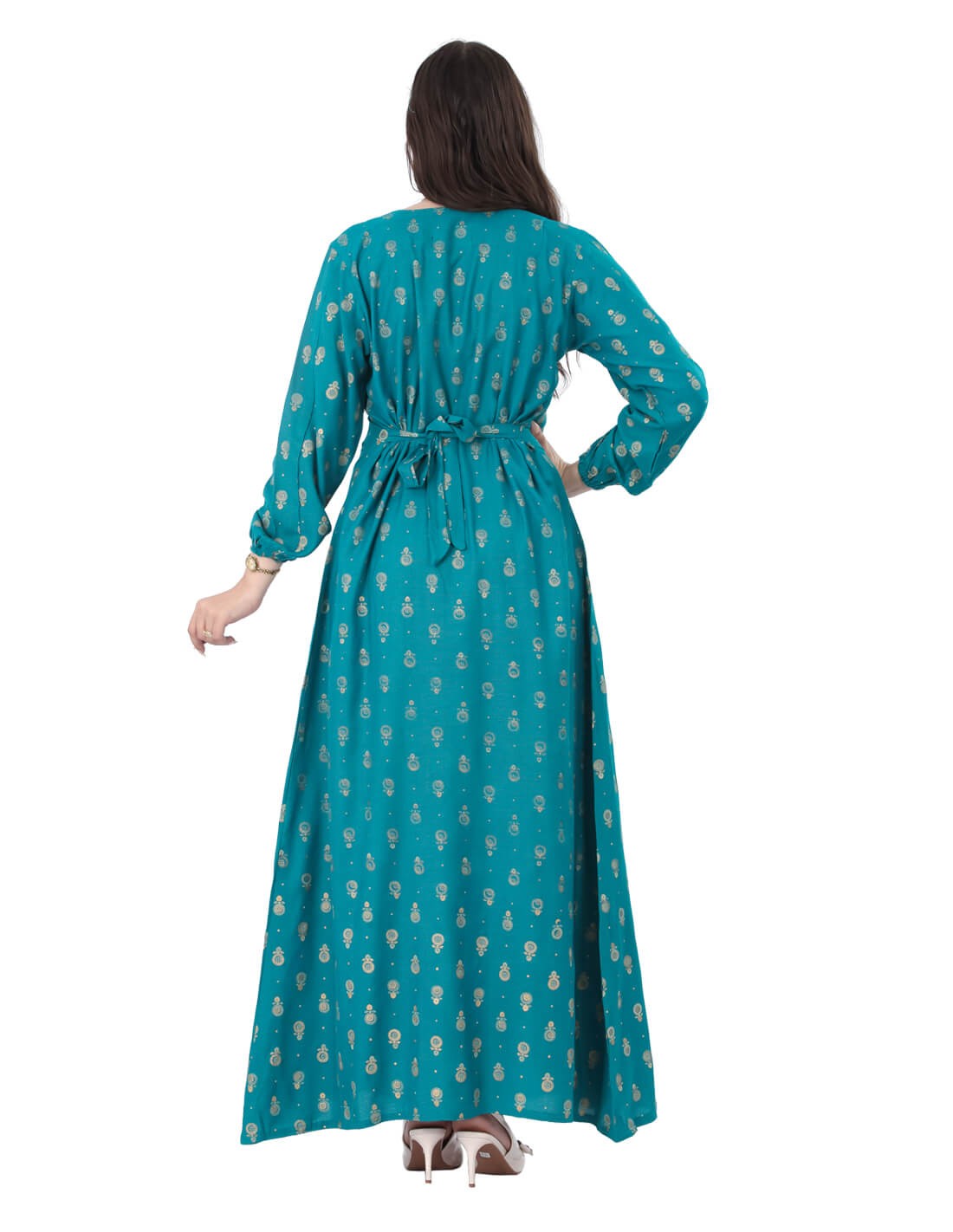 Mirage Daily Jalabiya with Embroidery and Floral Mix