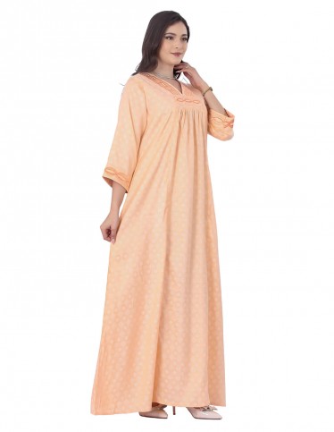 Zoya Lightly Embroidered Jalabiya