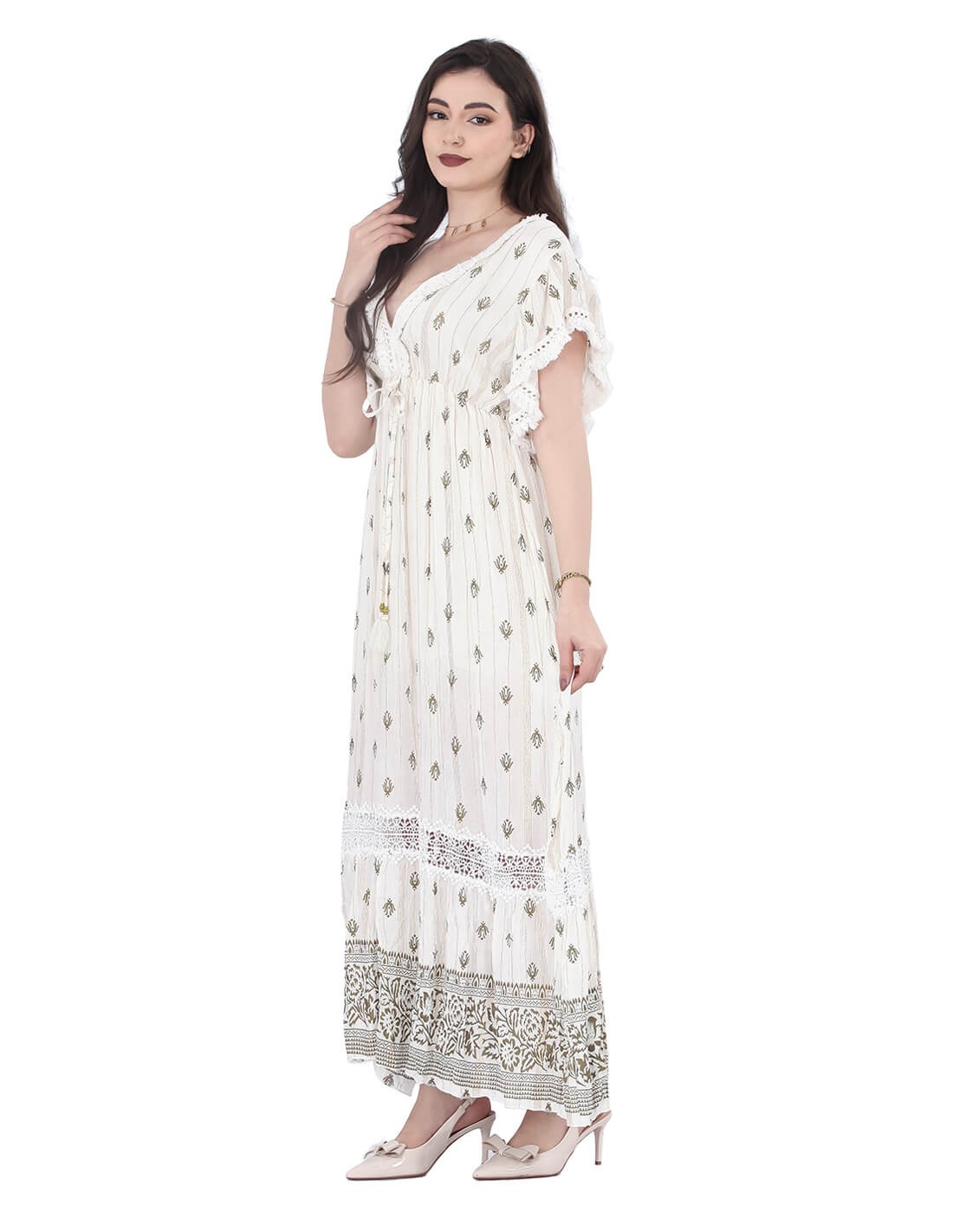 جلابية استقبال كم قصير