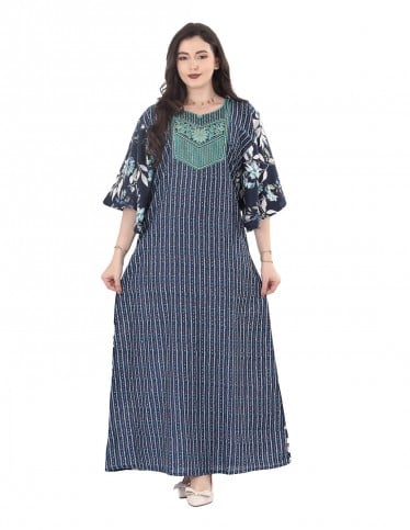 Striped daily Jalabia
