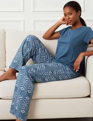 Supreme Comfort, Loungewear Elegance: The Silky Sleep Pajamas!