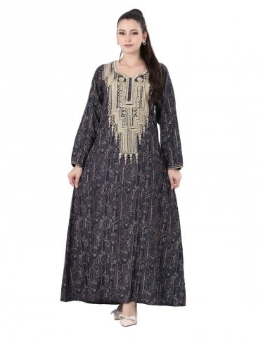 Embroidered jalabiya