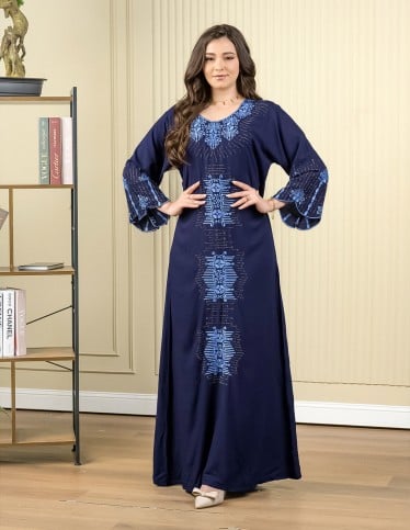 Light Reception Jalabiya with Long Sleeves