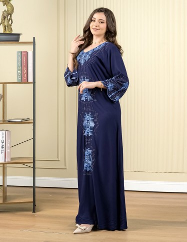 Light Reception Jalabiya with Long Sleeves