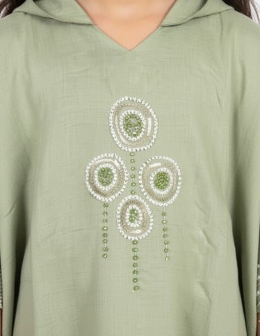 Elegant Light Pink girls' jalabiya.