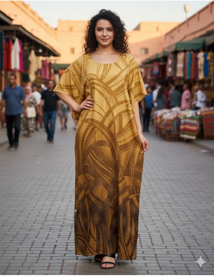 butterfly-cut homewear jalabia