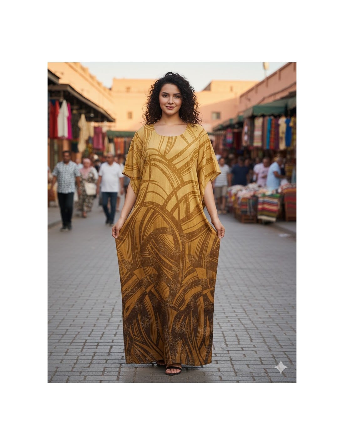 butterfly-cut homewear jalabia
