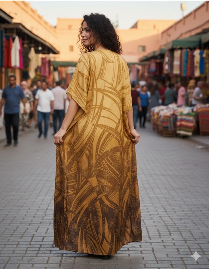 butterfly-cut homewear jalabia