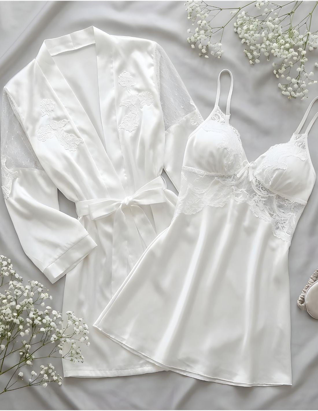 Nightgown brides color Ivory
