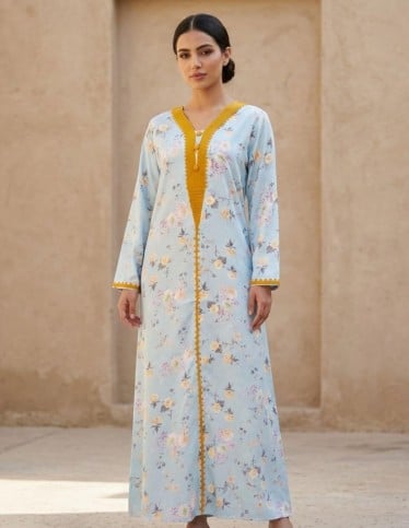 Reception jalabiya with luxurious embroidery