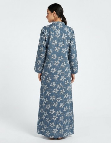 "Modern Style" Floral Jalabiya with Contemporary Cut.