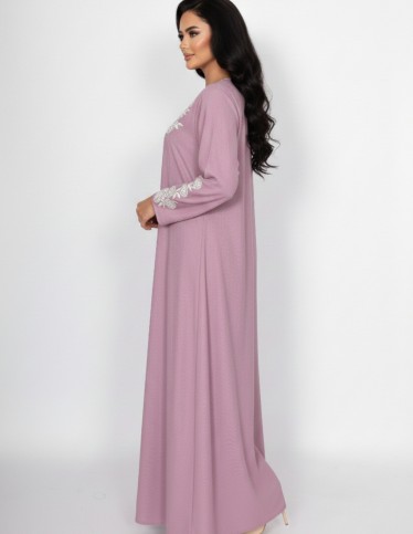 "Heritage" Reception Jalabiya  Soft Wool Like Fabric with Elegant Chest Embroidery.