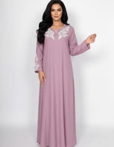 "Heritage" Reception Jalabiya  Soft Wool Like Fabric with Elegant Chest Embroidery.
