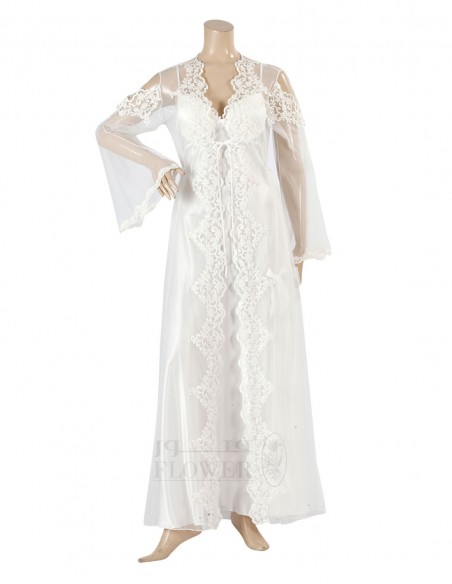Long bridal nightgown