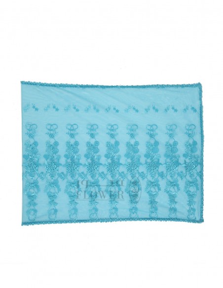 scarf Tulle thread embroider