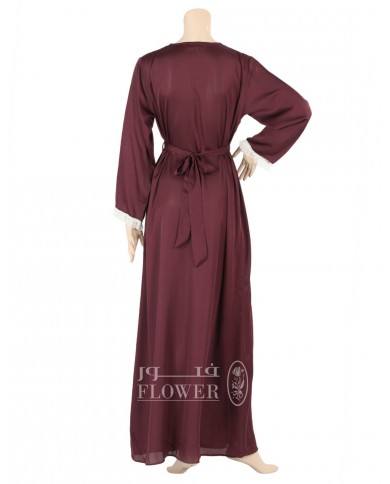 Long nightwear satin