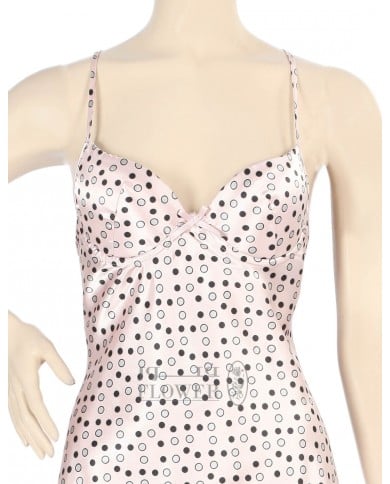Long babydoll satin