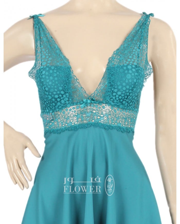 Short babydoll satin